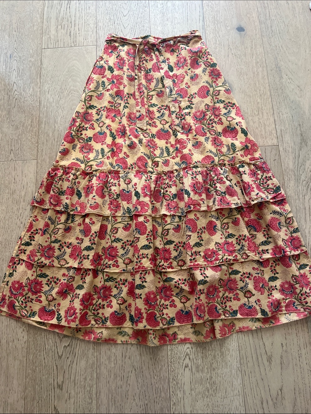 Fox and Hen Maxi Skirt